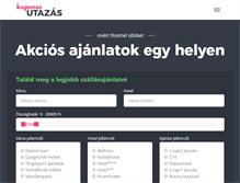 Tablet Screenshot of kuponosutazas.hu